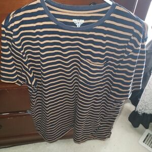 Striped fallen tshirt